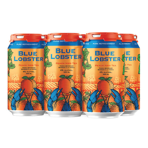 Blue Lobster Peach Iced Tea