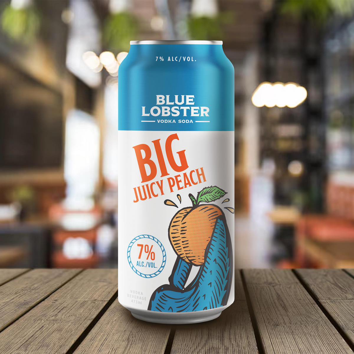 Blue Lobster Vodka Soda Big Juicy Peach – Nova Scotia Spirit Co.