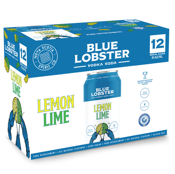 Blue Lobster Lemon Lime 12 x 355mL