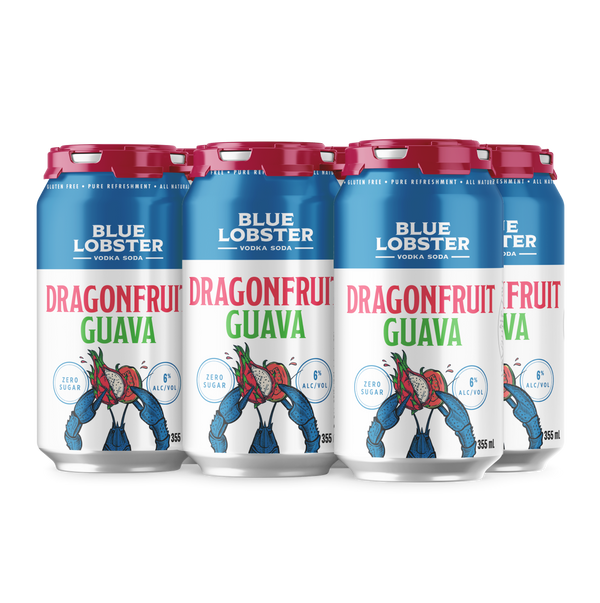 Blue Lobster Vodka Soda Dragon Fruit Guava