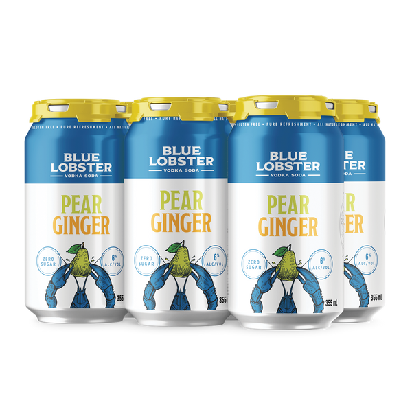 Blue Lobster Vodka Soda Pear Ginger
