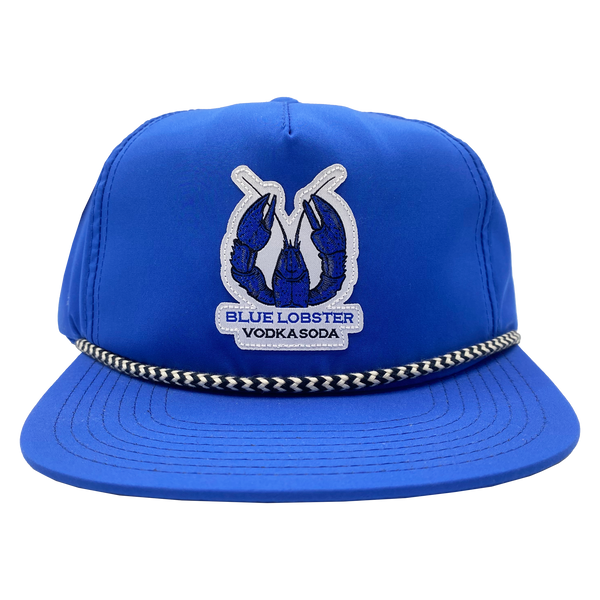 Blue Lobster Vodka Soda - Logo Rope Hat