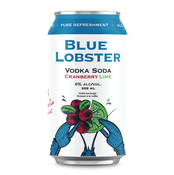Blue Lobster Vodka Soda Cranberry Lime
