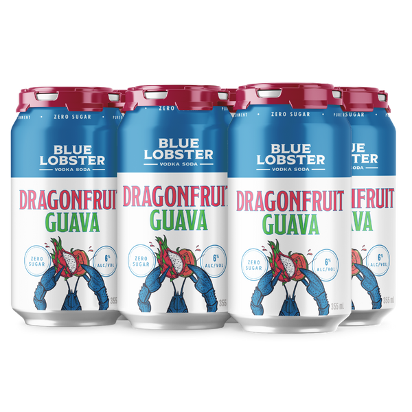 Blue Lobster Vodka Soda Dragon Fruit Guava