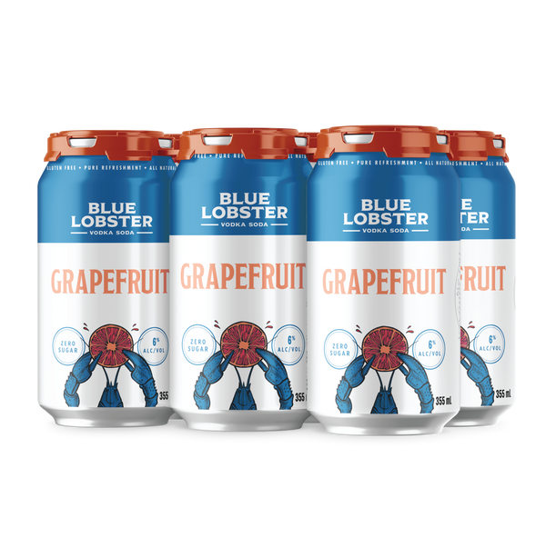 Blue Lobster Vodka Soda Grapefruit 6-Pack