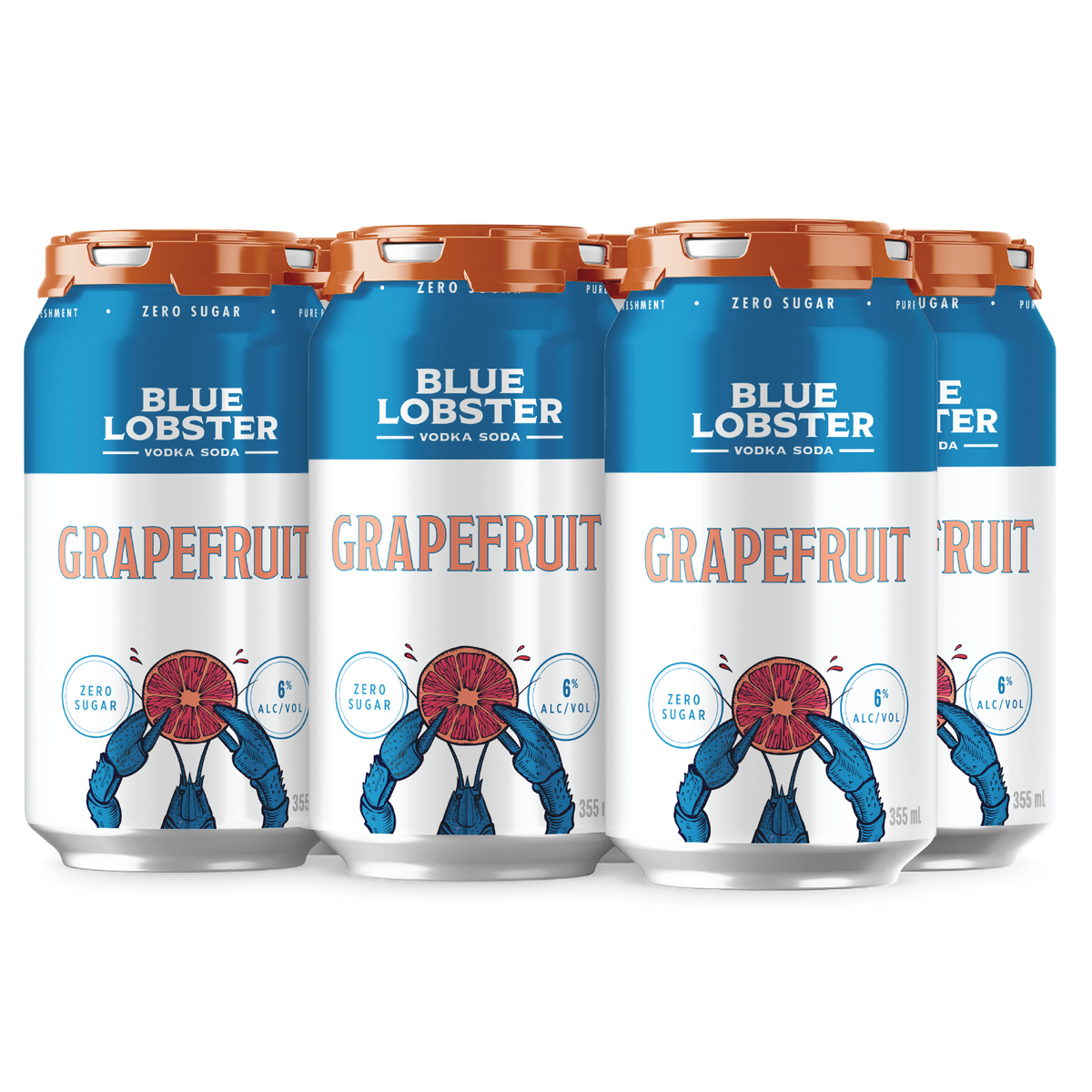Blue Lobster Vodka Soda Grapefruit 6-Pack – Nova Scotia Spirit Co.