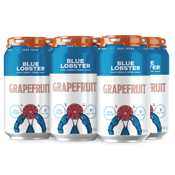 Blue Lobster Vodka Soda Grapefruit 6-Pack