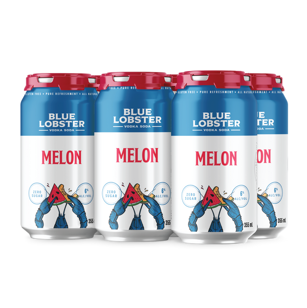 Blue Lobster Vodka Soda Melon 6-Pack