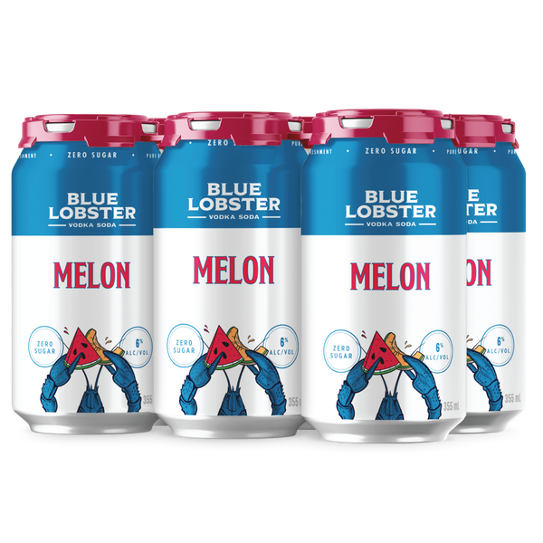 Blue Lobster Vodka Soda Melon 6-Pack