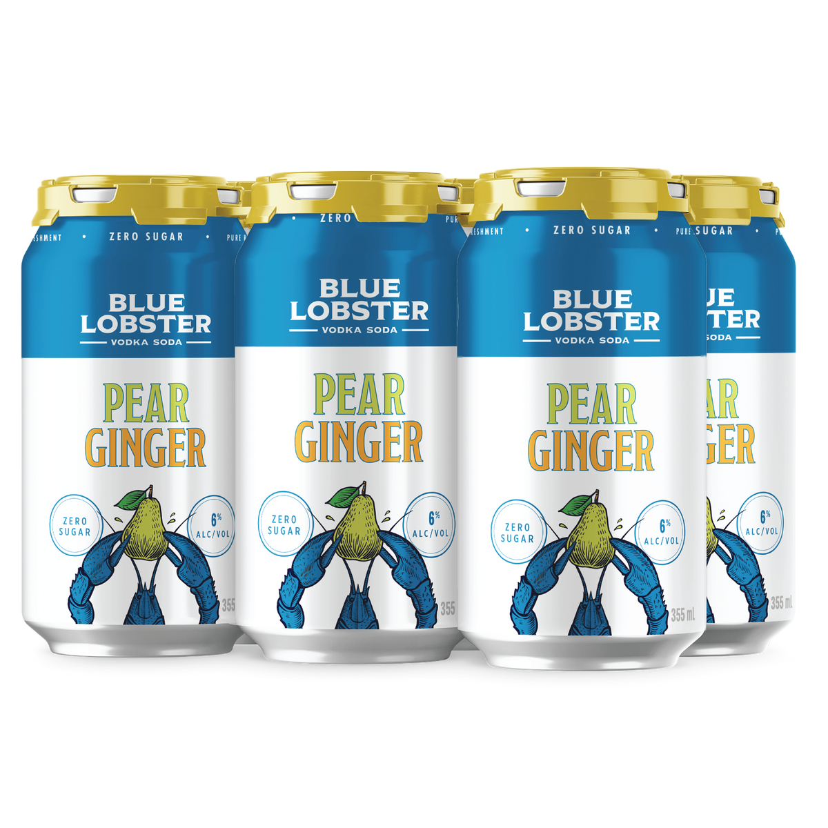 Blue Lobster Vodka Soda Pear Ginger – Nova Scotia Spirit Co.