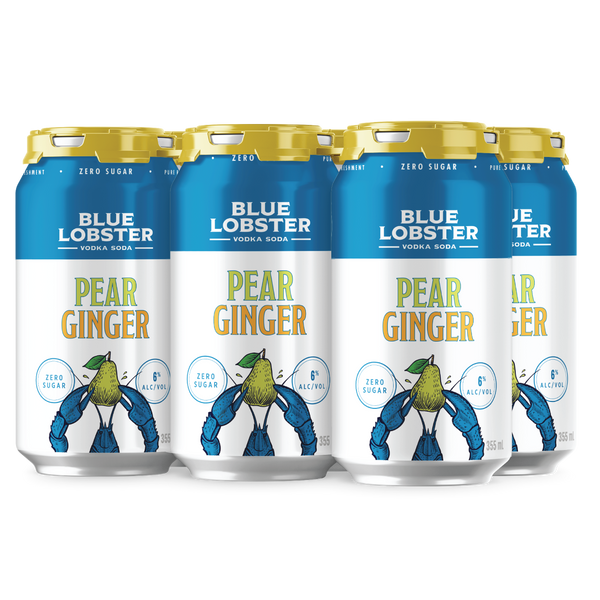Blue Lobster Vodka Soda Pear Ginger