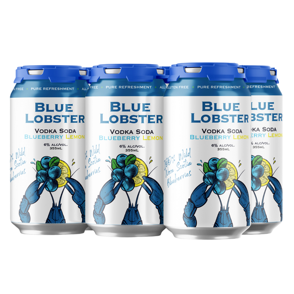 Blue Lobster Vodka Soda Blueberry Lemon