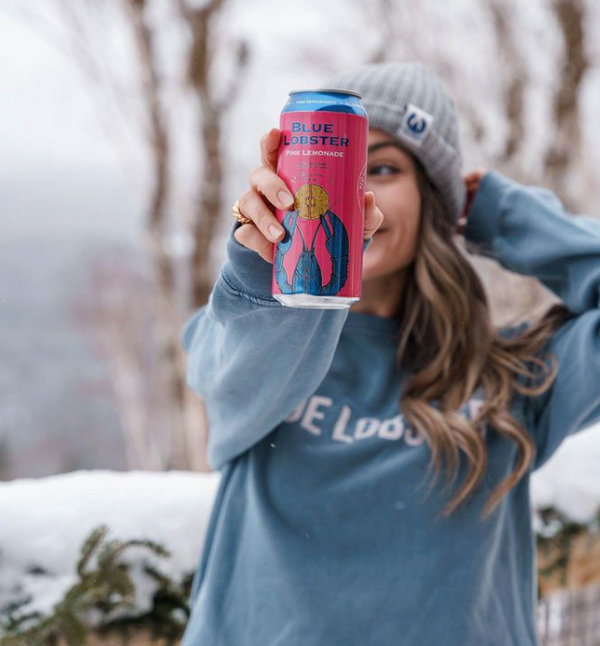 Blue Lobster Vodka Soda  Pink Lemonade