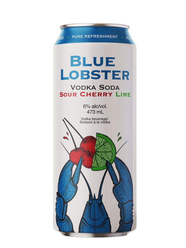 Blue Lobster Vodka Soda Sour Cherry Lime