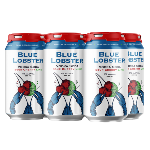 Blue Lobster Vodka Soda Sour Cherry Lime