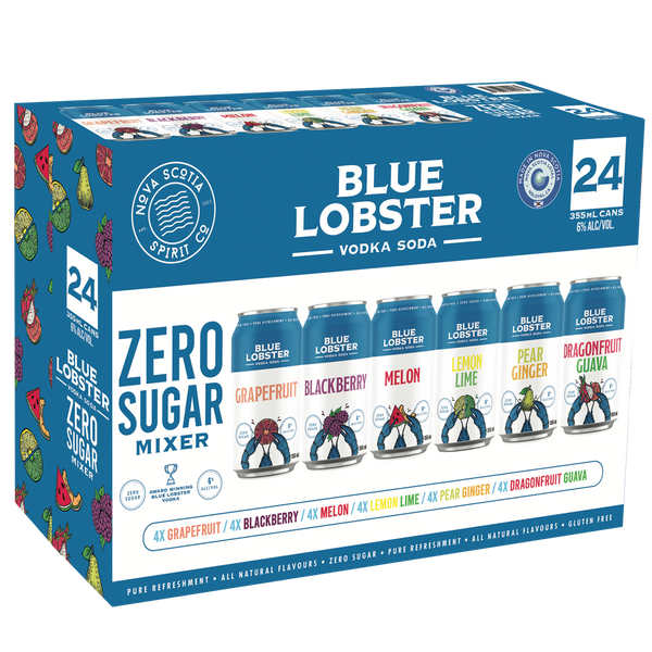 Blue Lobster Zero Sugar 24 Pack