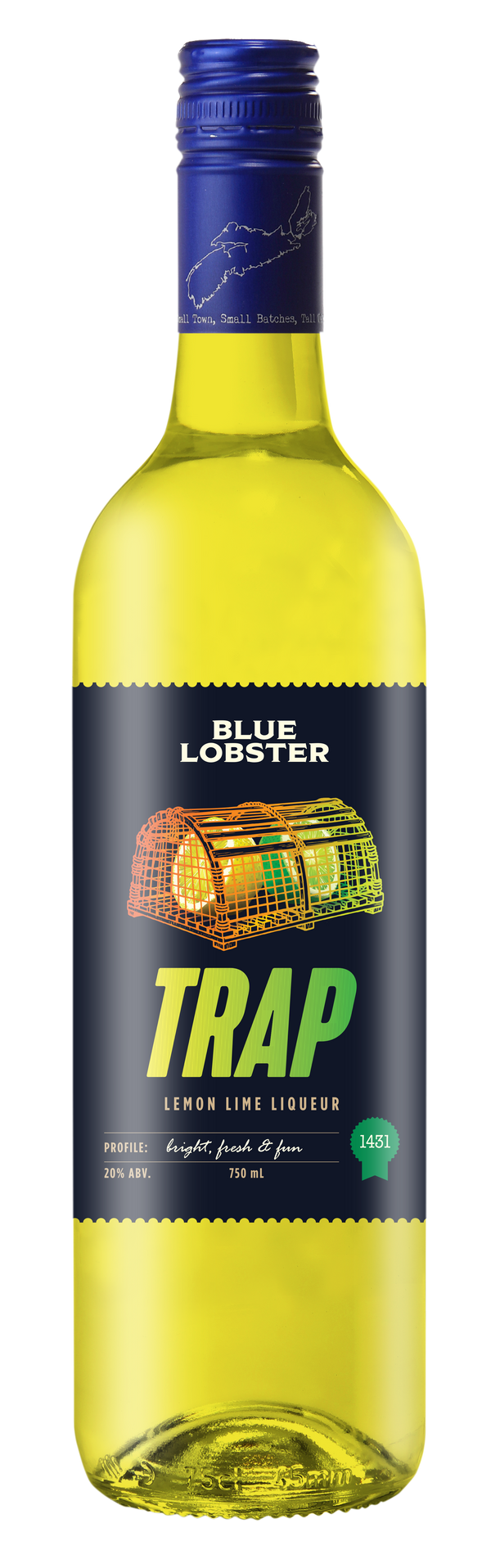 Blue Lobster Trap Lemon Lime Liqueur