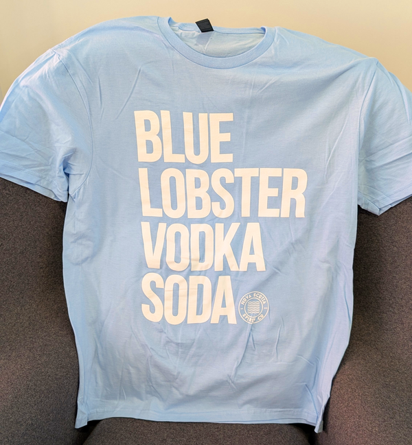 Blue Lobster Vodka Soda Block T-Shirt