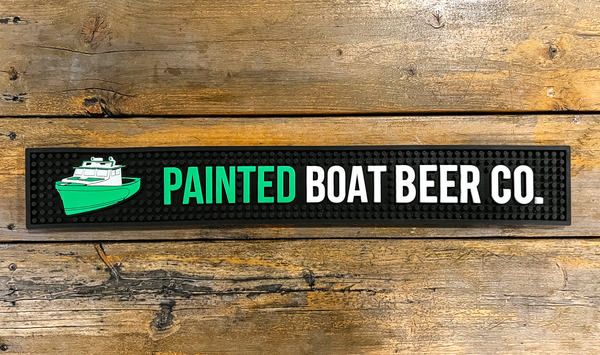 Painted Boat Long Bar Mat