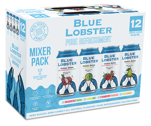 Blue Lobster Pure Refreshment Mixer Pack 12 x 355ml