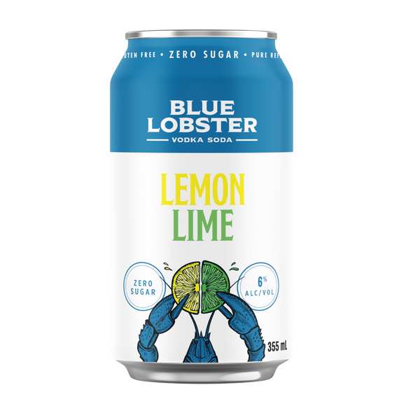 Blue Lobster Vodka Soda Lemon Lime