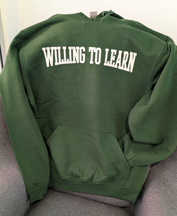 Willing to Learn Varsity Hoodie