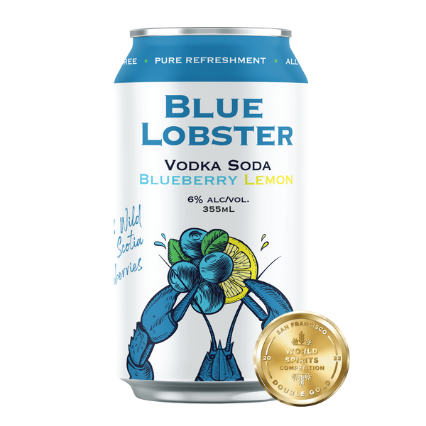 Blue Lobster Vodka Soda Blueberry Lemon