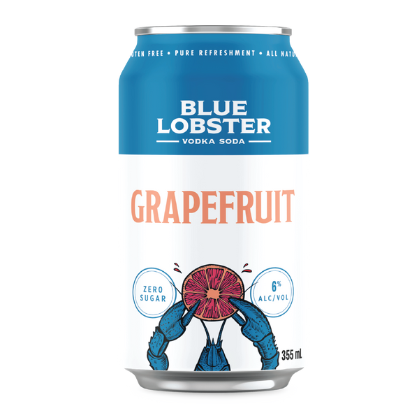 Blue Lobster Vodka Soda Grapefruit 6-Pack