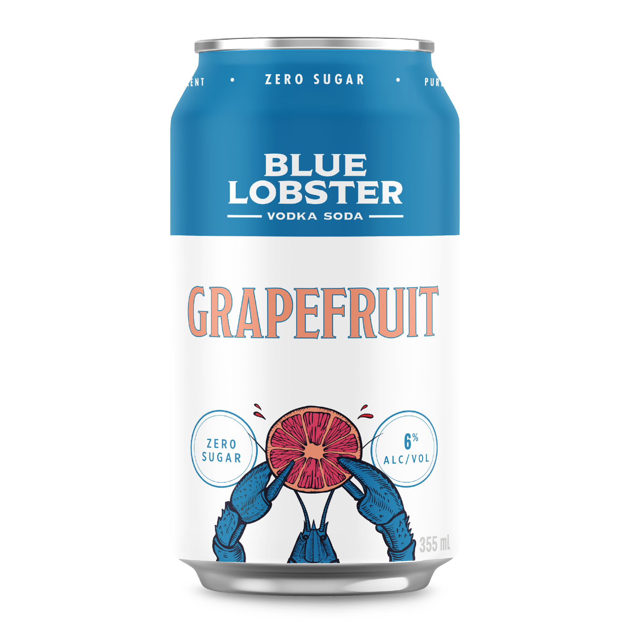 Blue Lobster Vodka Soda Grapefruit 6-Pack – Nova Scotia Spirit Co.