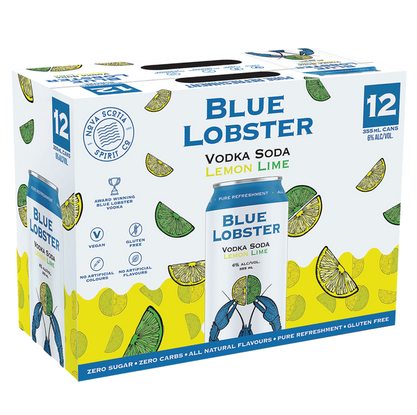 Blue Lobster Lemon Lime 12 x 355mL