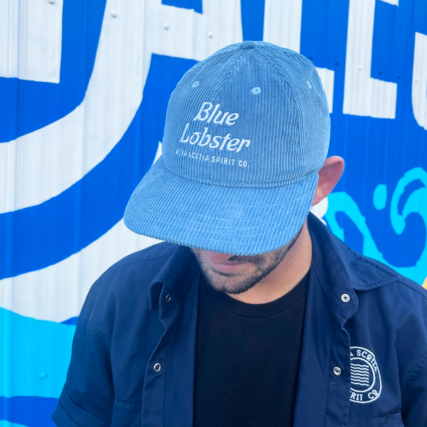 Blue Lobster Corduroy Vintage Ball Cap