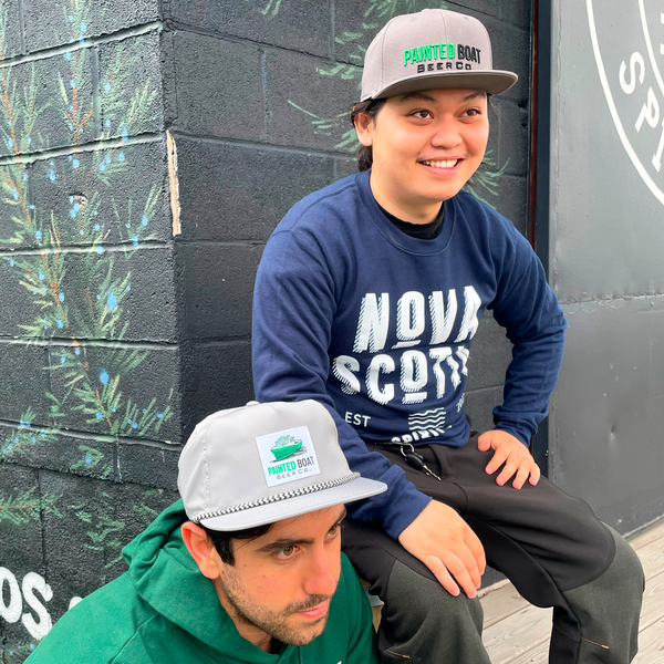 Painted Boat Snapback + Logo Patch Cap
