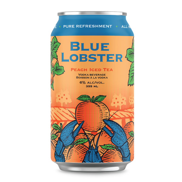 Blue Lobster Peach Iced Tea