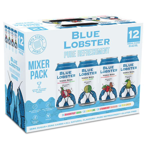 Blue Lobster Pure Refreshment Mixer Pack 12 x 355ml