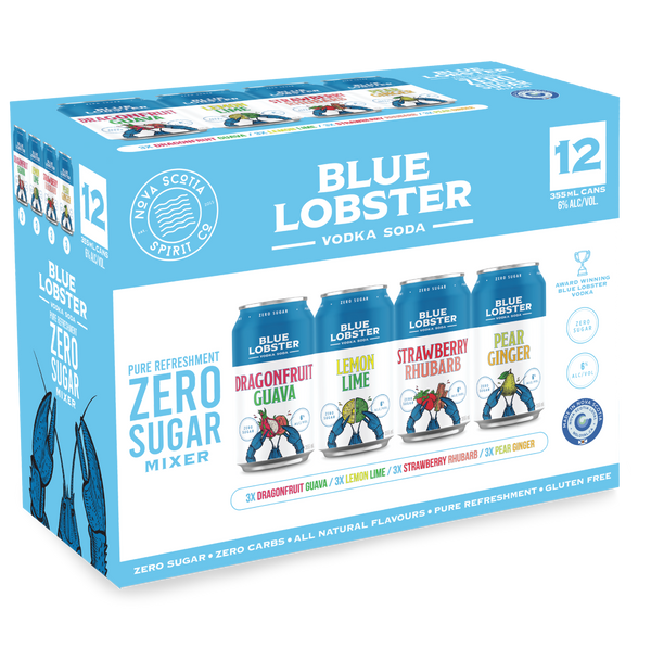 Blue Lobster Pure Refreshment Mixer Pack 12 x 355ml