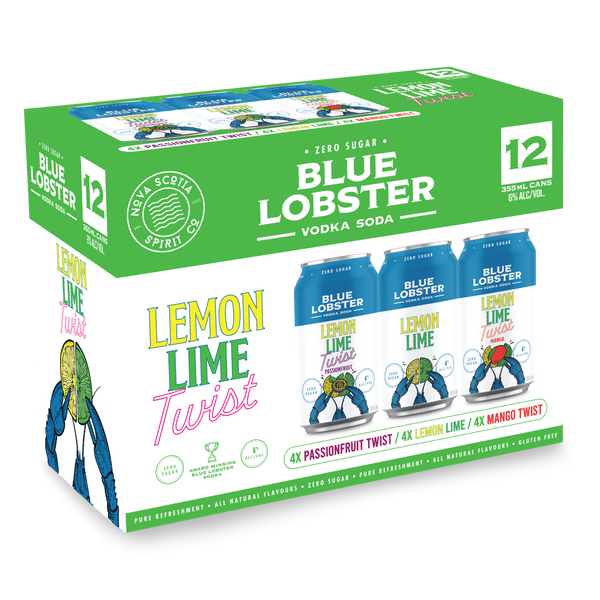 Blue Lobster Lemon Lime Twist Mix Pack