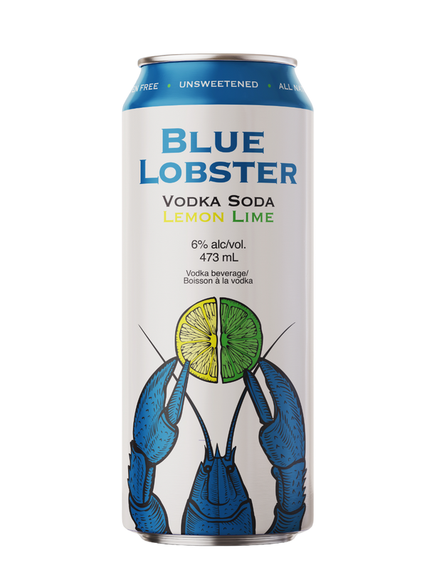Blue Lobster Vodka Soda Lemon Lime