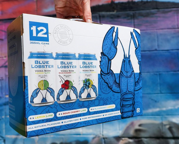 Blue Lobster Vodka Soda 12 Pack Mixer